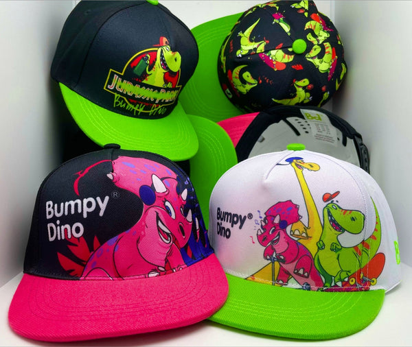 BumpyDino Kids Caps - BumpyDino - Dinosaur Kids Caps, T-shirts, and Kids Clothing Store